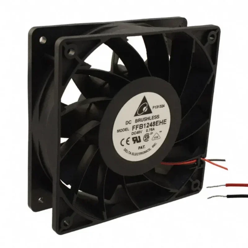 Delta FFB1248EHE 48V DC 0.75A 4000RPM 170CFM 120x120x38mm 12038 12cm Server Axial Fan Delta FFB1248EHE 48V DC 0.75A 4000RPM 170CFM 120x120x38mm 12038 12cm Server Axial Fan