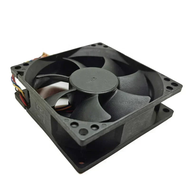 AVC DS08025R12U 8025 80x80x25mm 8cm 12V DC 0.7A 64CFM PWM Speed Hydraulic Bearing 4-wire CPU Axial Fan AVC DS08025R12U 8025 80x80x25mm 8cm 12V DC 0.7A 64CFM PWM Speed Hydraulic Bearing 4-wire CPU Axial Fan