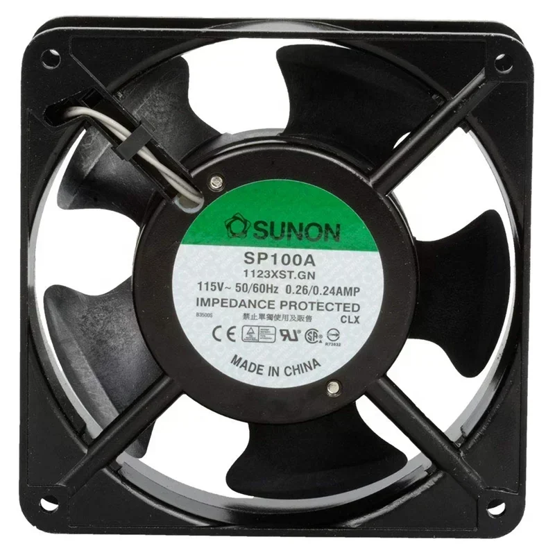 SUNON SP100A 1123xBT.GN 12cm 120x120x38mm AC 115V 20W 3150 RPM 165CFM CPU Laptop Fan
