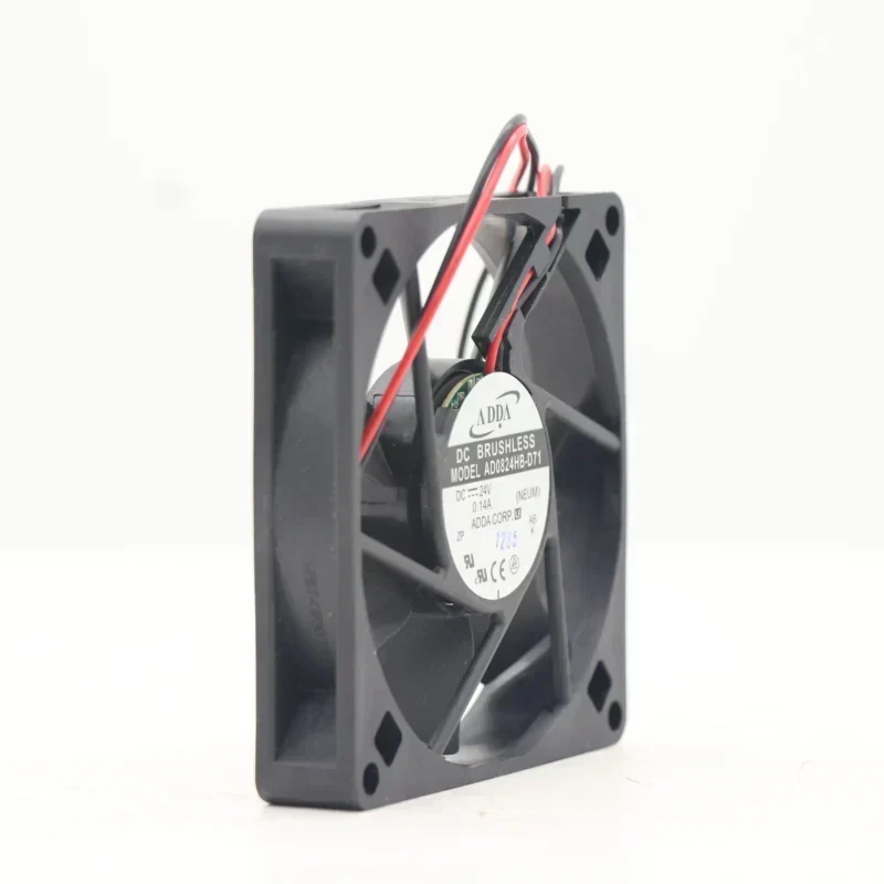 ADDA AD0824HB-D71 24V DC 0.13A 80x80x15MM 8cm 8015 3200RPM 32CFM 3.12W Axial Fan ADDA AD0824HB-D71 24V DC 0.13A 80x80x15MM 8cm 8015 3200RPM 32CFM 3.12W Axial Fan