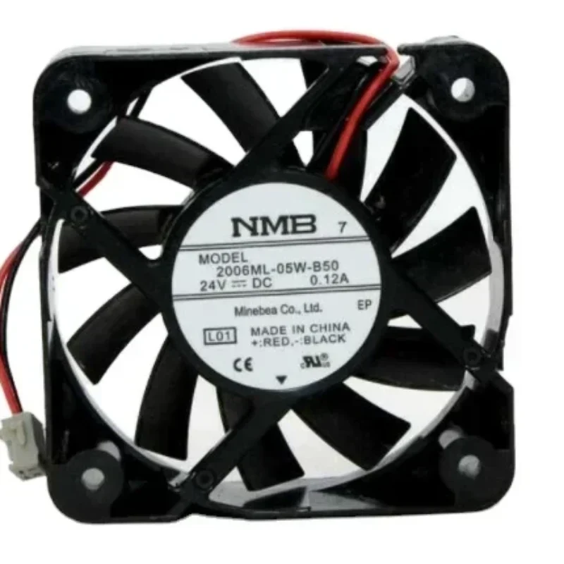 NMB 2006ML-05W-B50 24V DC 0.12A 50x50x15mm 5015 5cm 8CFM Case CPU Power Supply Small Axial Fan