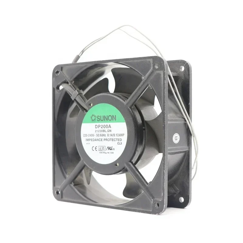 SUNON DP200A P/N 2123xBL 220V AC 120x120x38mm 12038 12cm 22W 2800RPM 117CFM CPU Axial Fan SUNON DP200A P/N 2123xBL 220V AC 120x120x38mm 12038 12cm 22W 2800RPM 117CFM CPU Axial Fan