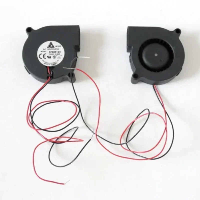 DELTA BFB0512H 12V DC 0.21A 5500RPM 3.5CFM 5015 50x50x15mm 5cm Mini Turbo Projector Centrifugal Fan DELTA BFB0512H 12V DC 0.21A 5500RPM 3.5CFM 5015 50x50x15mm 5cm Mini Turbo Projector Centrifugal Fan