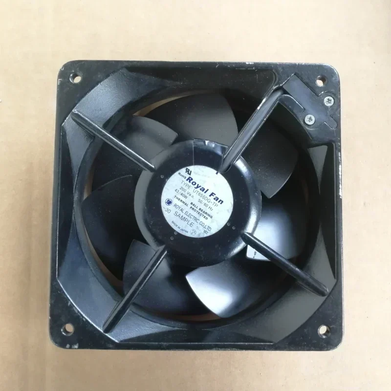 ROYAL T655DG 200V AC 43/40W 3000rpm 55/70dBA 160x160x55mm Full Metal Axial Fan ROYAL T655DG 200V AC 43/40W 3000rpm 55/70dBA 160x160x55mm Full Metal Axial Fan