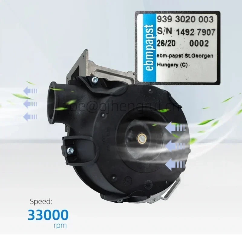 Ebmpapst VBS0050xUGAZ 9393020003 24V DC 80W 0.45A Oxygen Generator Ventilator Atomizer Siemens Blower Ebmpapst VBS0050xUGAZ 9393020003 24V DC 80W 0.45A Oxygen Generator Ventilator Atomizer Siemens Blower