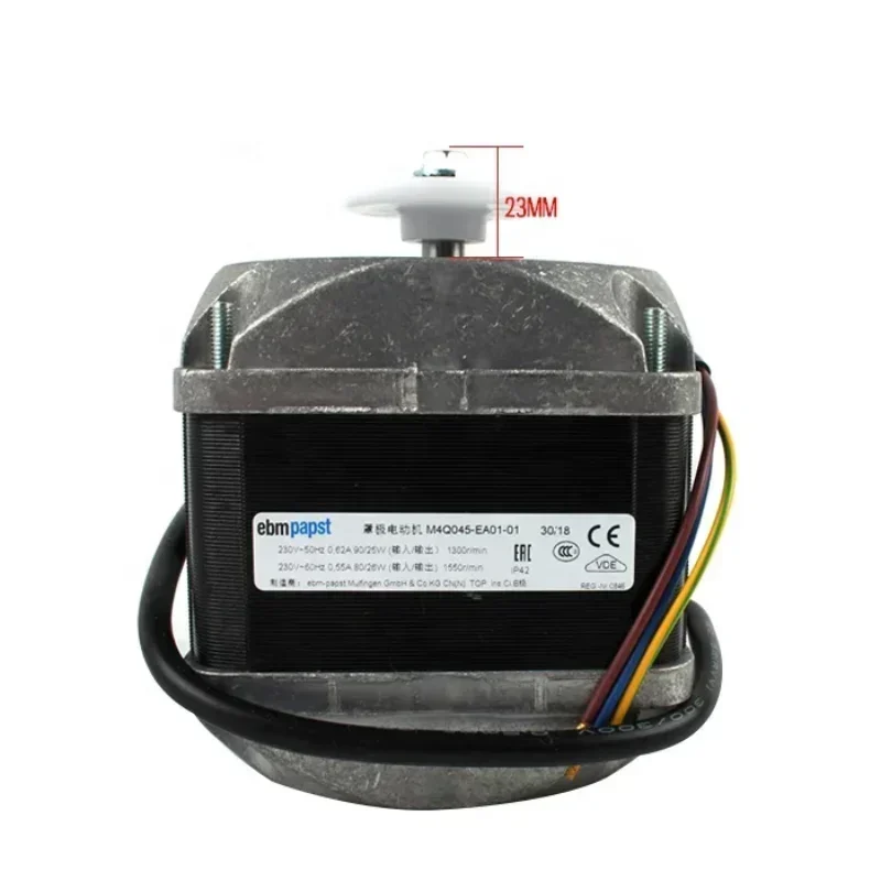 ebmpapst M4Q045-EA01-01 M4Q045-EA01-14 230V AC 26W 0.55A Refrigeration Equipment Freezer Motor Fan M4Q045-EA01-G3 ebmpapst M4Q045-EA01-01 M4Q045-EA01-14 230V AC 26W 0.55A Refrigeration Equipment Freezer Motor Fan M4Q045-EA01-G3