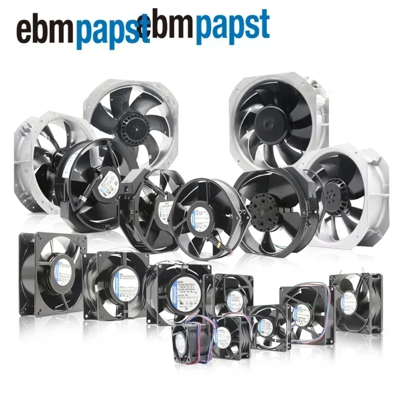 Ebmpapst 4114N/2H8P 12cm 12038 119x119x38mm 24 V DC air Flow 570m3/ h 11000rpm Axial Fan 4114N-2H7P Ebmpapst 4114N/2H8P 12cm 12038 119x119x38mm 24 V DC air Flow 570m3/ h 11000rpm Axial Fan 4114N-2H7P