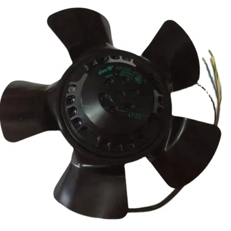 ebmpapst A2E200-AF05-15 230V AC 2650RPM 51W 1.5A 200mm 4 Wires Axial Fan of Pitch Motor ebmpapst A2E200-AF05-15 230V AC 2650RPM 51W 1.5A 200mm 4 Wires Axial Fan of Pitch Motor