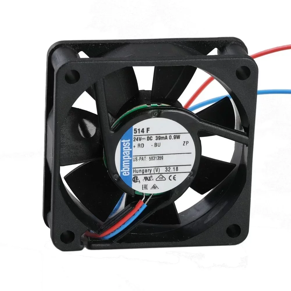 514F ebmpapst Fan DC Axial Compact Fan50x50x15mm 24V DC 1W 5000RPM Ball Bearing 514F ebmpapst Fan DC Axial Compact Fan50x50x15mm 24V DC 1W 5000RPM Ball Bearing