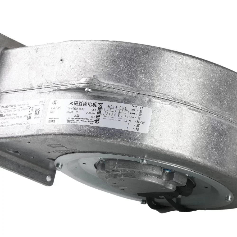 G3G160-CU09-11 ebmpapst Centrifugal Fan ebmpapst TYPE:G3G160-CU09-11 AC POWER G3G160-CU09-11 ebmpapst Centrifugal Fan ebmpapst TYPE:G3G160-CU09-11 AC POWER
