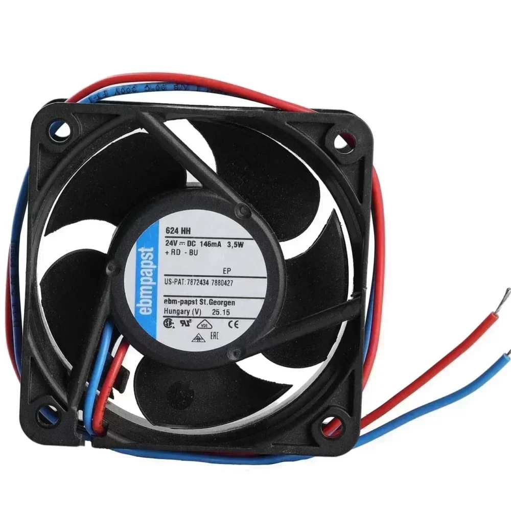 624HH ebmpapst Fan Axial ebmpapst TYPE:624HH 24V