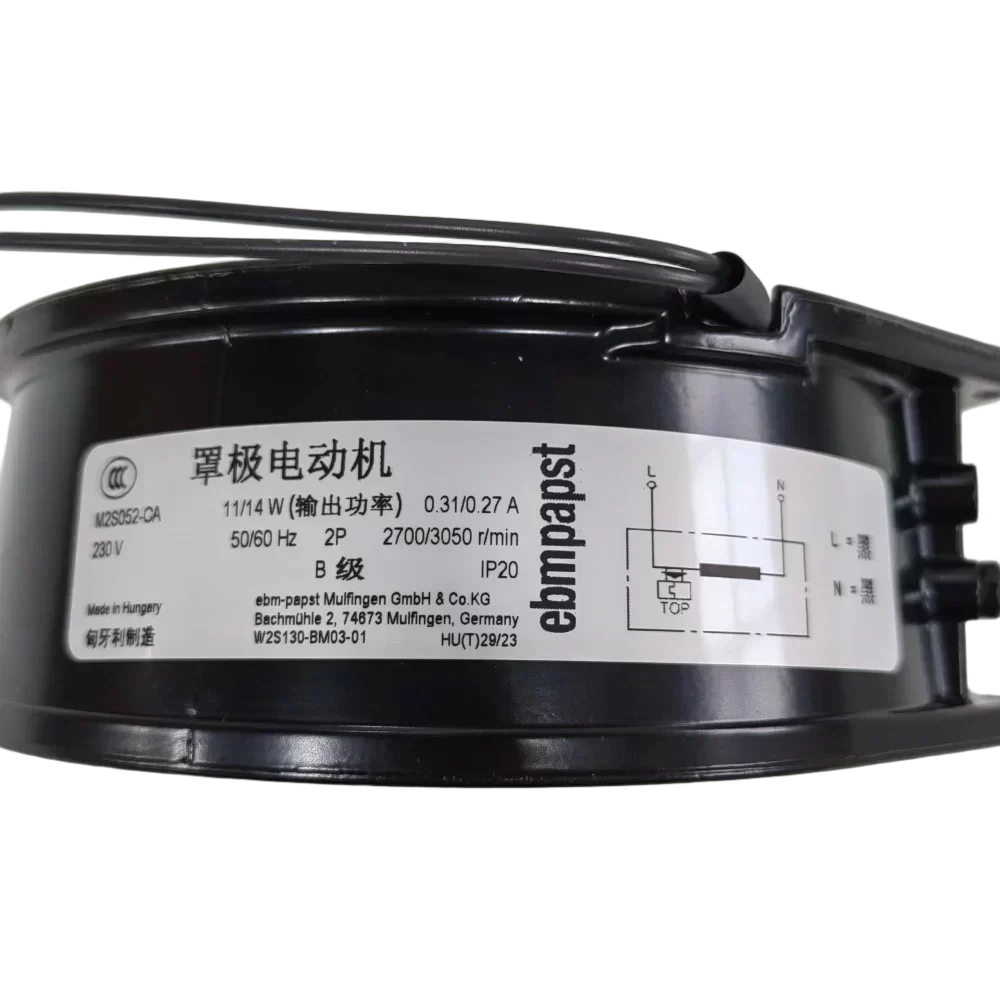 W2S130-BM03-01 AC Axial Fan with 230V Electric Power Source ebmpapst 7450ES Exhaust Fan Spot Goods W2S130-BM03-01 AC Axial Fan with 230V Electric Power Source ebmpapst 7450ES Exhaust Fan Spot Goods