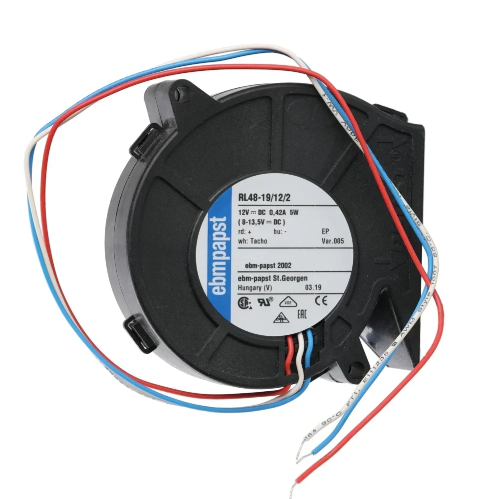 RL48-19-12-2 ebmpapst Fan Centrifugal Compact Fan ebmpapst TYPE:RL48-19-12-2 DC 24V