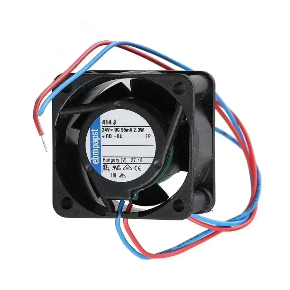 414J ebmpapst Axial Compact Fan ebmpapst FAN TYPE:414 J 40 x 40 x 25 mm 24V