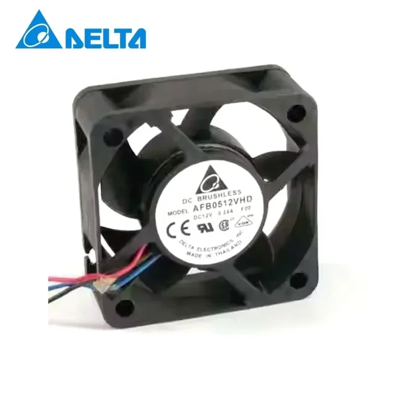 DELTA AFB0512VHD AFB0512VHDWDB 5020 12V DC 50x50x20mm 0.24A 5cm 20.3CFM 5000RPM Server Power Axial Fan