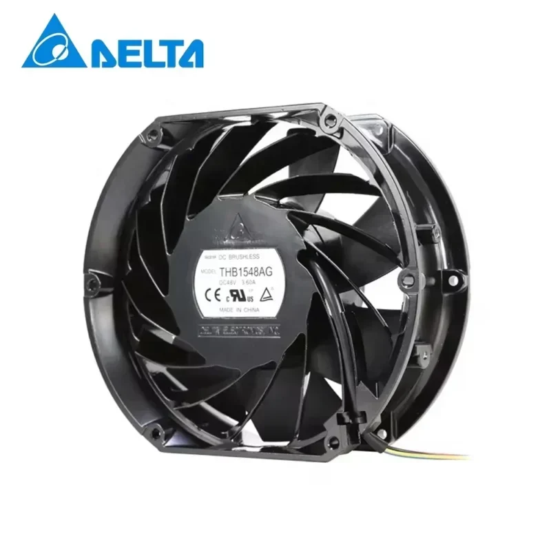 Delta THB1548AG 17cm 48V DC 3.60A 527.5CFM 172x150x51mm Car Booster Industrial Metal Axial Fan