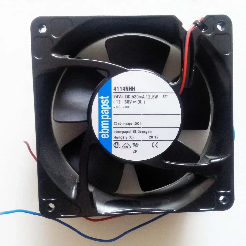 ebmpapst 4114NHH Aixal Fan Electric 24V Cooler FAN Power Source Application
