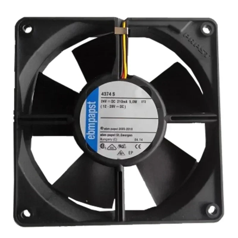 ebmpapst 4374S 120x120x32mm 24V DC 0.21A 169.9m3/h 2800RPM 5W 12032 Axial Fan