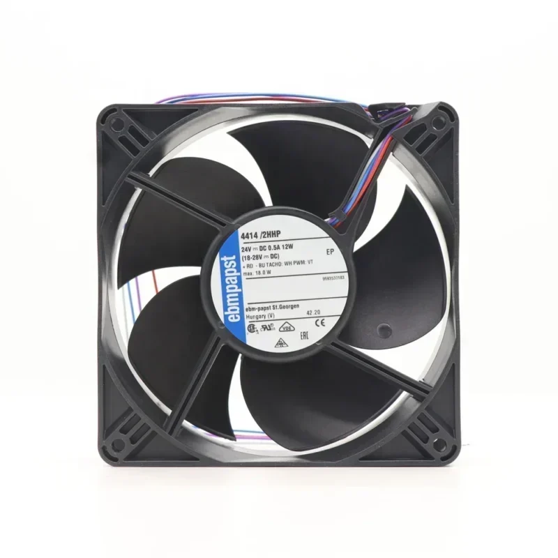ebmpapst 4414/2HHP 12038 DC 24V 12W Plastic Axial Fan