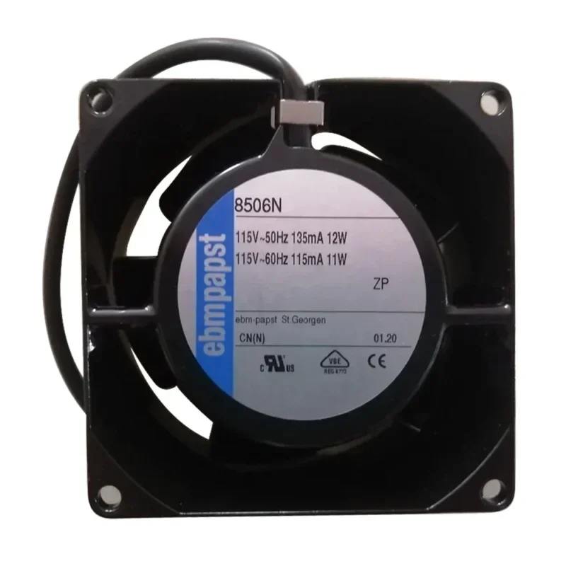 Ebmpapst 8506N 8cm 115V AC 11W Axial Fan