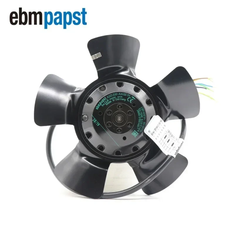 ebmpapst A2D200-AA02-01 230V AC 70W 200mm 3150RPM IP44 Servo Motor Axial Fan