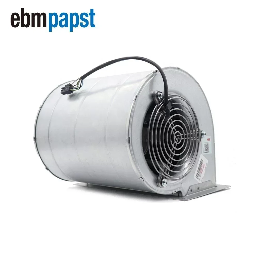 ebmpapst D2D146-AA28-28 AC Centrifugal Fan 146mm 230V 345W 2050RPM Hybrid Bearing Stainless Steel Dual Intake Blower ABB