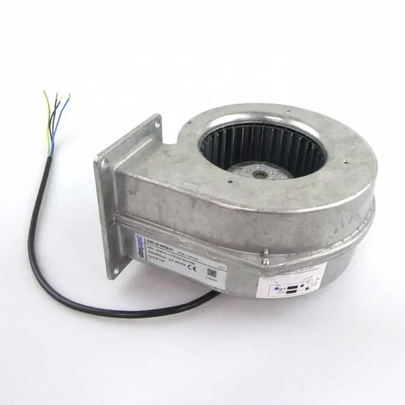 ebmpapst G2E120-AR38-01 230V AC 0.37A 83W 2500RPM 120mm Full Metal Turbine Blower Centrifugal Fan G2E120-DD70-12 ebmpapst G2E120-AR38-01 230V AC 0.37A 83W 2500RPM 120mm Full Metal Turbine Blower Centrifugal Fan G2E120-DD70-12