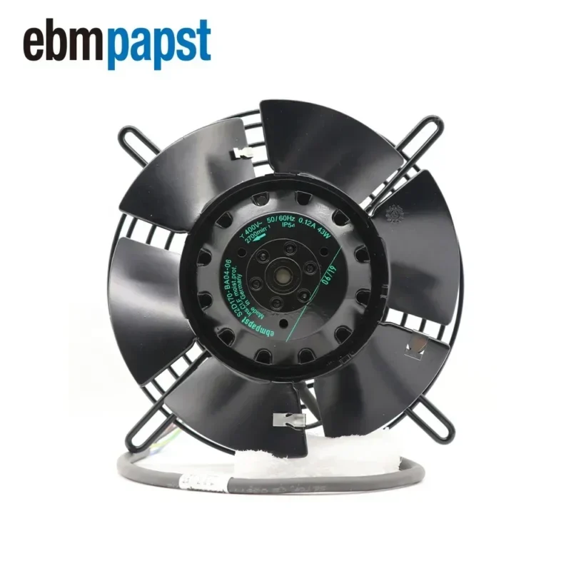 ebmpapst S2D170-BA04-06 230/400V AC 0.23A 45W 2750RPM IP54 170mm Rail Traffic Axial Fan