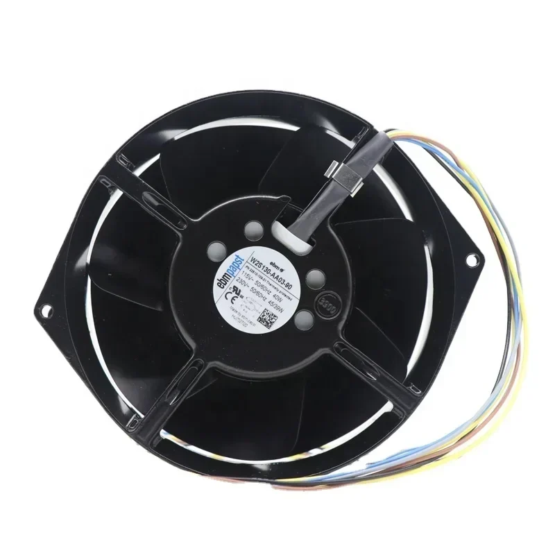 Ebmpapst W2S130-AA03-90 130mm 2800RPM 0.26A 45W 115V/230V AC Control Double Voltage Axial Fan