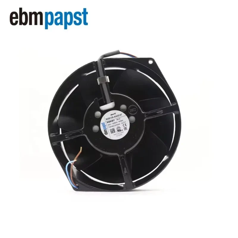 ebmpapst W2S130-AA03-97 7856ES 230V AC 45W 0.31A 2800 RPM 130mm All Metal Axial Fan W2S130-AA03-01