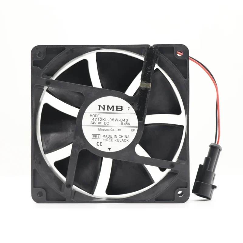 FBA12J15V NMB 4715KL-05W-B40 24V DC 0.46A 11.04W 3200RPM 118CFM 12038 12CM 120x120x38mm Axial Fan