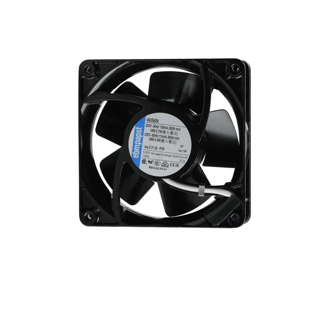 ebmpapst High Efficiency 120x120x38MM 230V Axial Compact Fan 4656N Electric Metal with Easy Installation