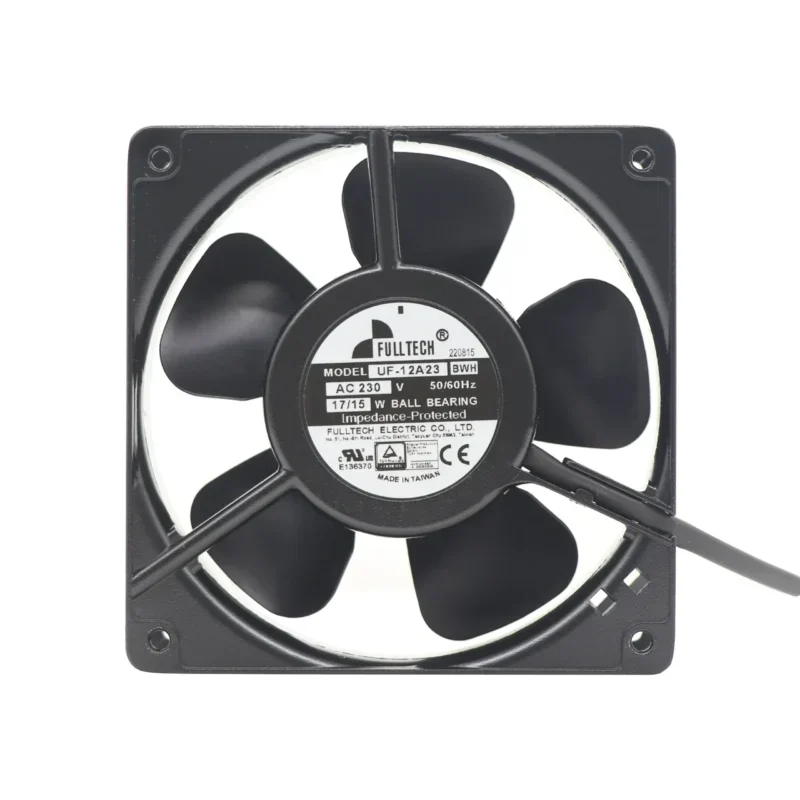 FULLTECH UF-12A23BWH 12038 230V 17/15W 0.1/0.08A 120x120x38mm Axial Fan for