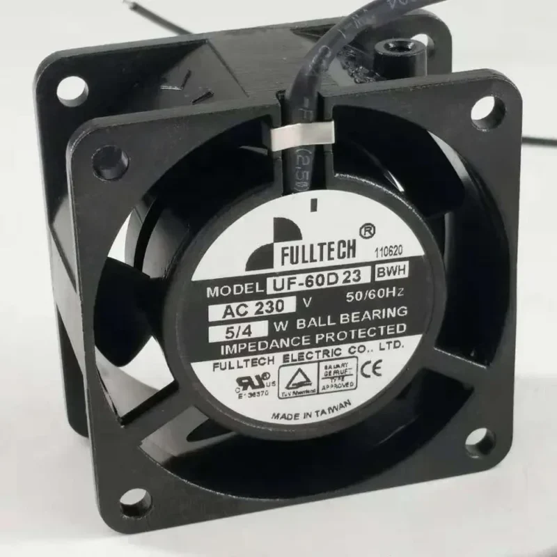 Fulltech UF-60D23 BWH Taiwan 6030 110/220V AC 60x60x30mm Metal 8.1CFM 10CFM 2400RPM 3000rpm Axial Fan