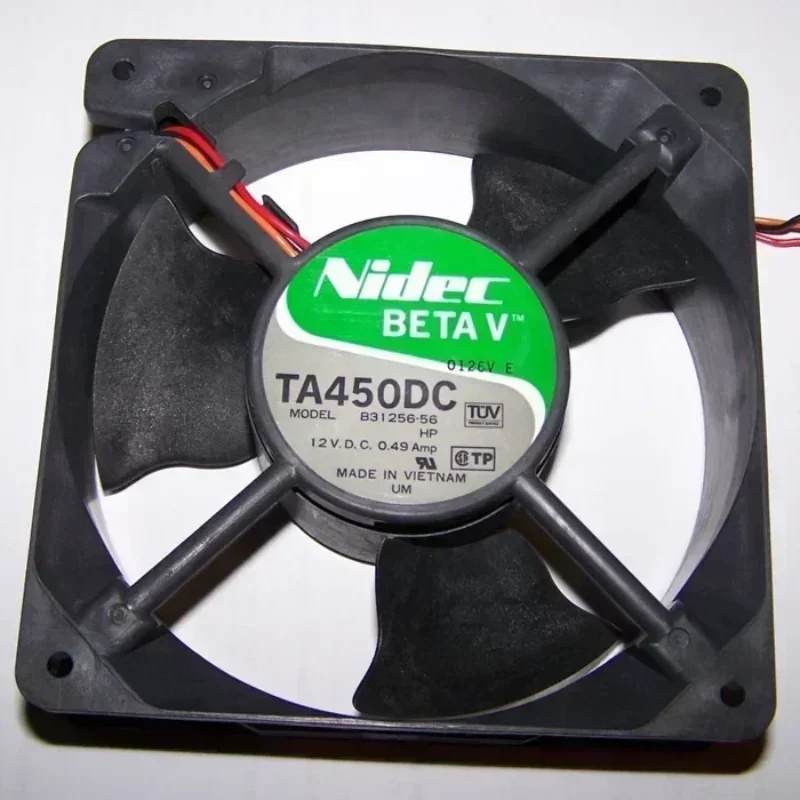 Nidec TA450DC B31256-56 12V DC 0.49A 12CM 1120x120x38mm 12038 3200RPM 112CFM Chassis Axial Fan