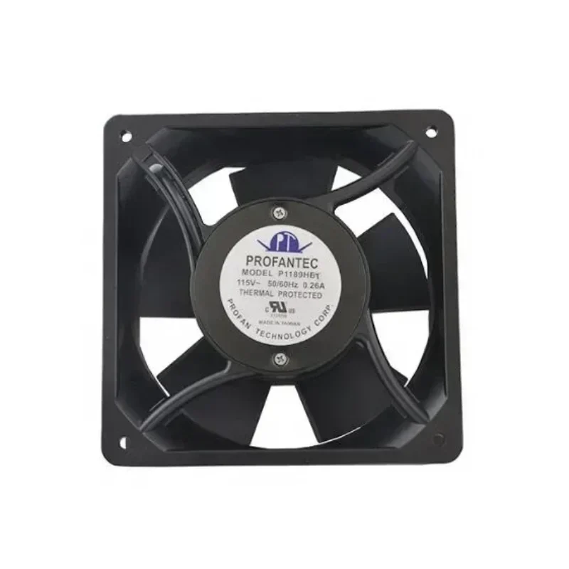 PROFANTEC P1189HBT 115V AC 170x150x55mm 0.26A 25/30W 300/350CFM Resistant Radiator Axial Fan