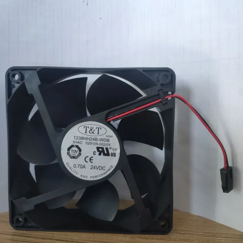 Thermaltake 1238HH24B-WDB ABB 24V DC 120x120x38mm 12038 12cm Robot Controller Axial Fan