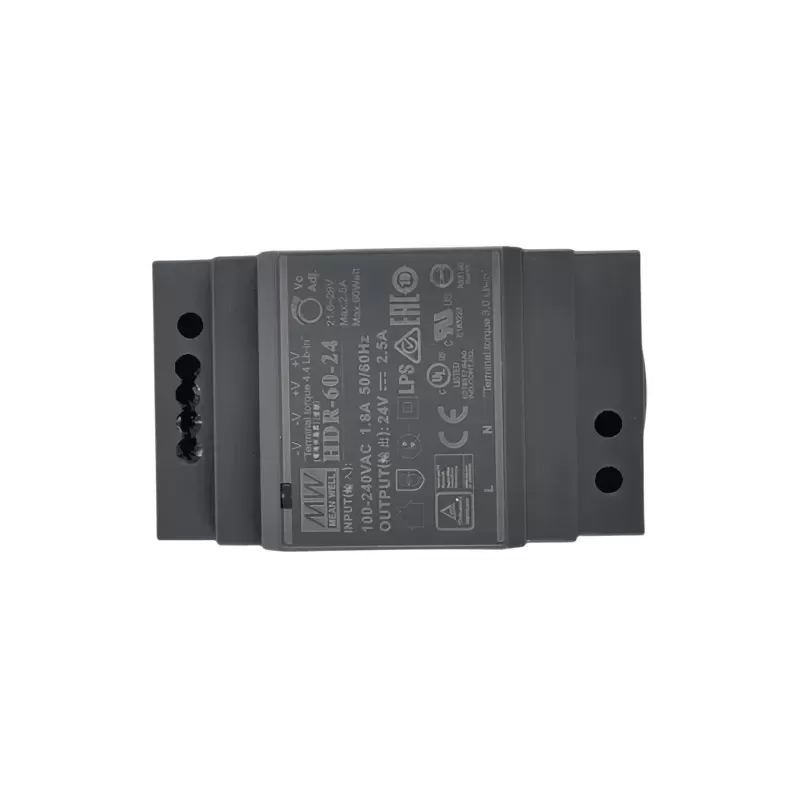 Mean Well HDR-60-24 24v 60W Ultra-Slim DIN Rail-Type Switching Power Supply Mean Well HDR-60-24 24v 60W Ultra-Slim DIN Rail-Type Switching Power Supply