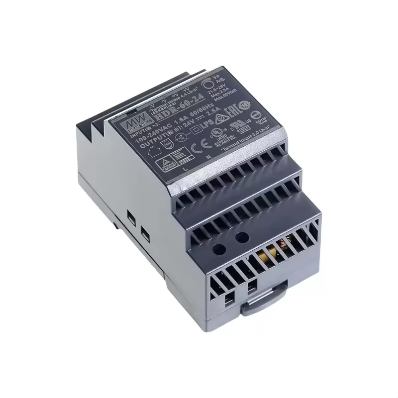 Mean Well HDR-60-24 24v 60W Ultra-Slim DIN Rail-Type Switching Power Supply Mean Well HDR-60-24 24v 60W Ultra-Slim DIN Rail-Type Switching Power Supply