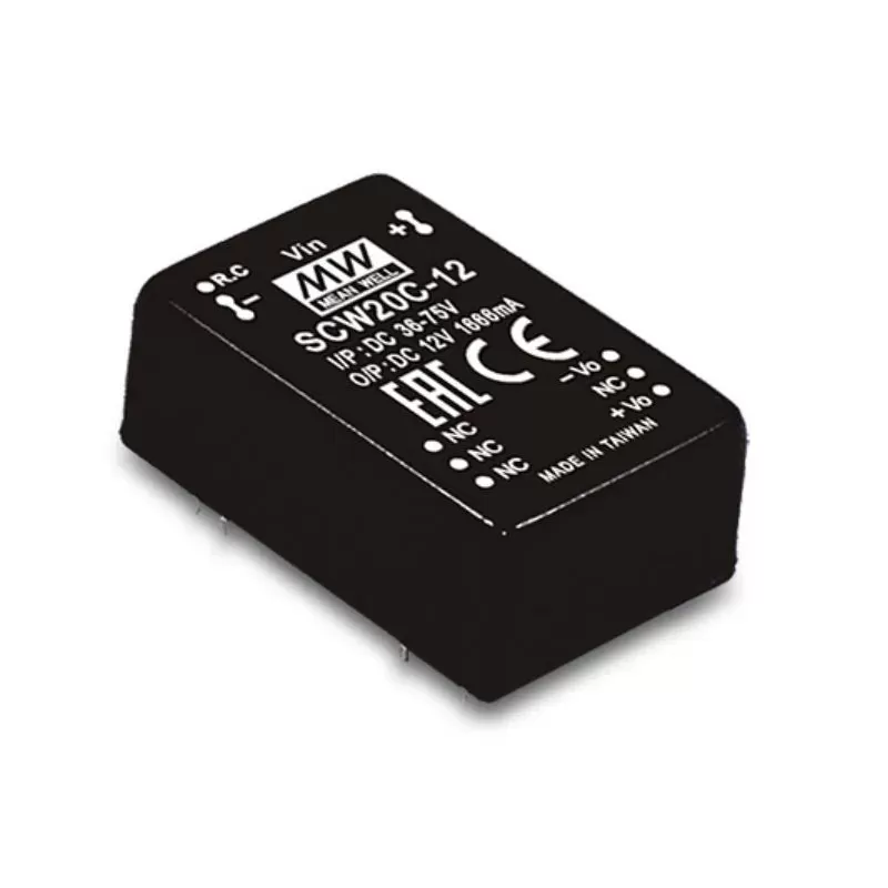 MeanWell SCW20C-12 20W DIP &#8211 Packaged DC Regulated Converter