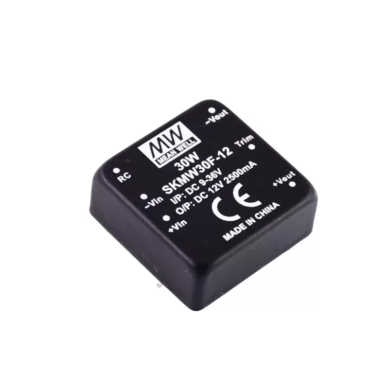 MeanWell SKMW30F-12 30W Packaged DC Regulated Converter MeanWell SKMW30F-12 30W Packaged DC Regulated Converter