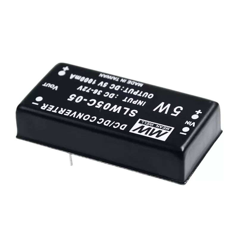 MeanWell SLW05C-05 5W DC Regulated Single-group Output Converter MeanWell SLW05C-05 5W DC Regulated Single-group Output Converter