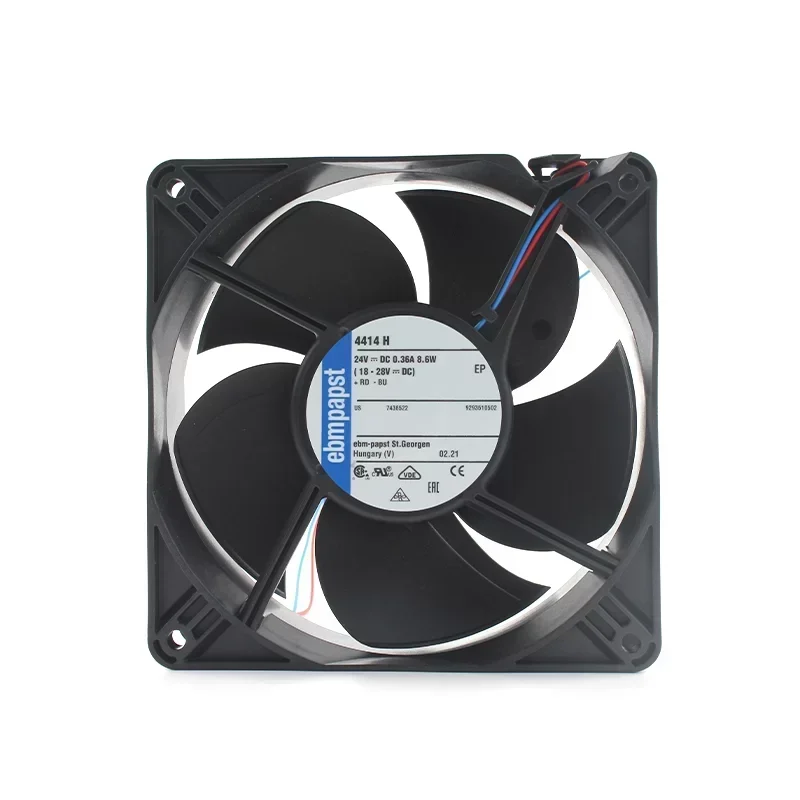 4414H ebmpapst 12038 12V 48V IP68 Inverter Waterproof Fan