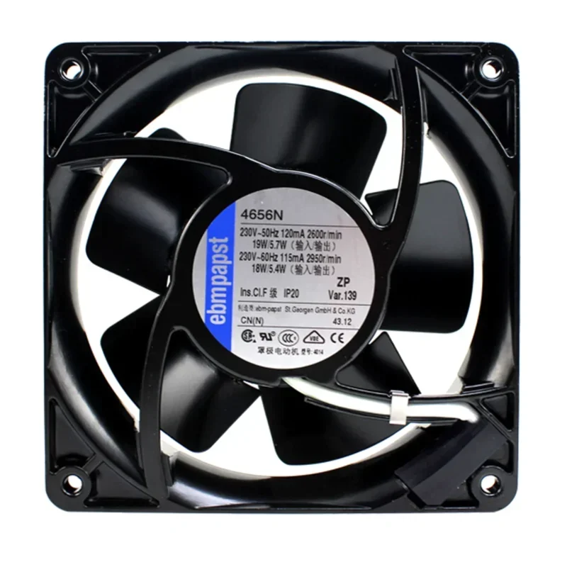 4656N ebmpapst 12038 AC230V 12cm High Temperature Industrial fam