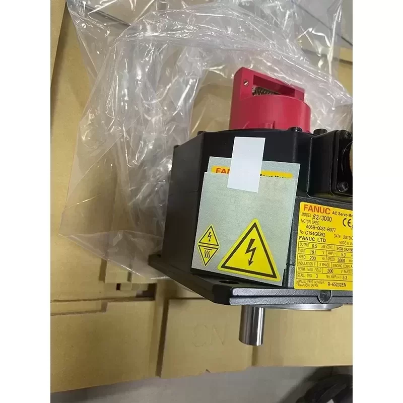 A06B-0033-B077 FANUC A06B0033B077 CNC AC Servo Motor A06B-0033-B077 FANUC A06B0033B077 CNC AC Servo Motor