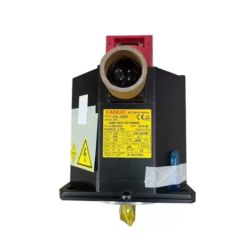 A06B-0034-B075#0008 FANUC A06B0034B0750008 Servo Motor