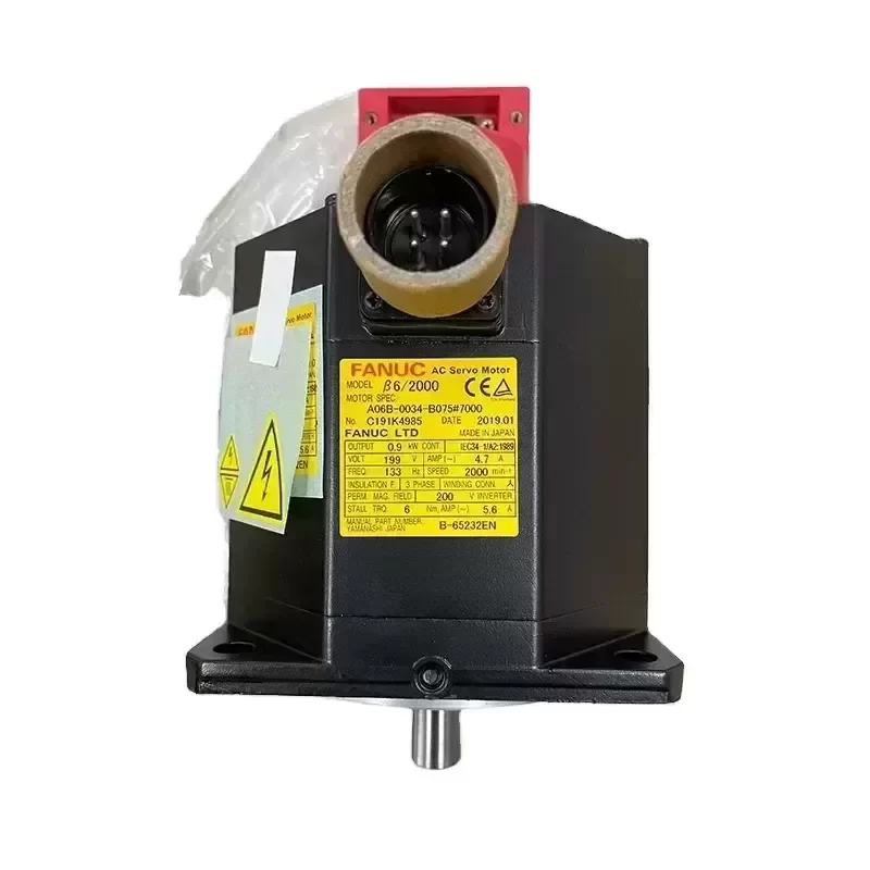 A06B-0034-B075#7000 FANUC A06B0034B0757000 Cnc AC Servo Motor