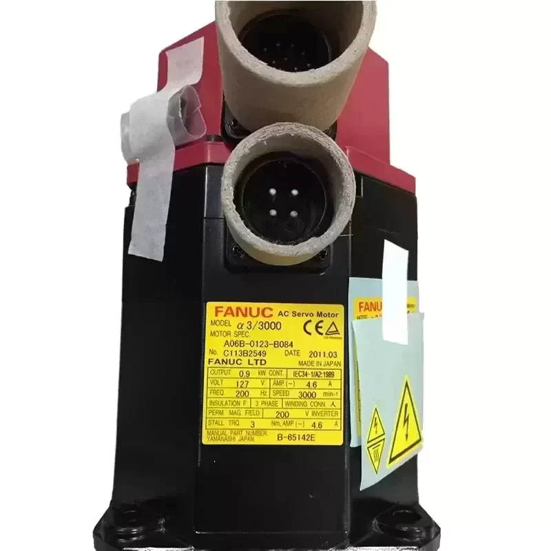 A06B-0123-B084 FANUC A06B0123B084 CNC AC Servo Motor