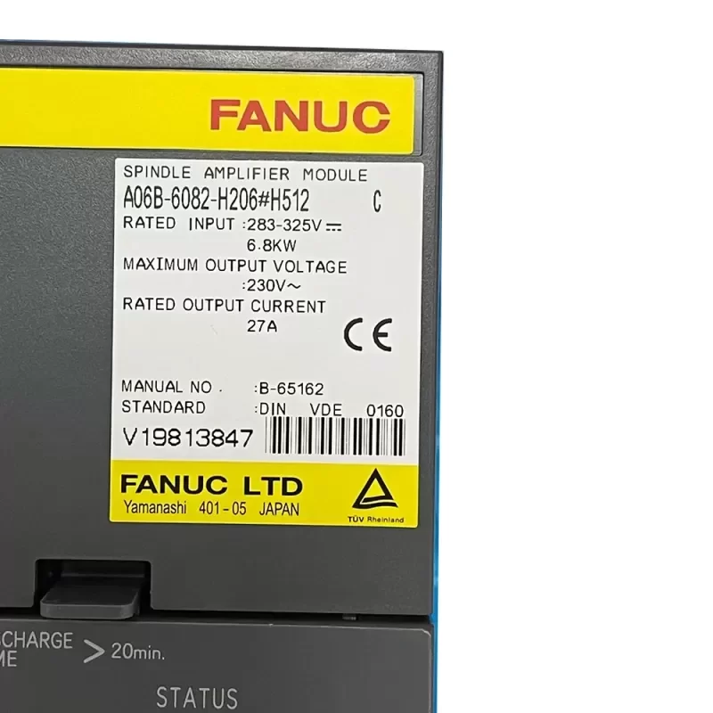 A06B-6082-H206#H512 FANUC A06B6082H206H512 Servo A06B-6082-H206#H512 FANUC A06B6082H206H512 Servo