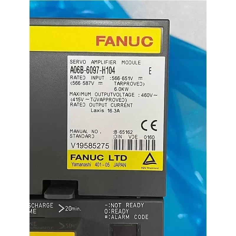 A06B-6097-H104 FANUC CNC Servo Drive A06B-6097-H104 FANUC CNC Servo Drive